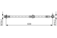 BOSCH 1987481697 — Furtun de frână
