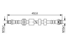 BOSCH 1987481741 — Тормозной шланг