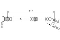 BOSCH 1987481813 — Тормозной шланг