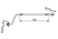 BOSCH 1987481890 — Furtun de frână