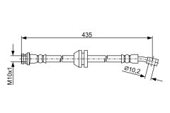 BOSCH 1987481939 — Тормозной шланг