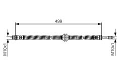 BOSCH 1987481A03 — Furtun de frână
