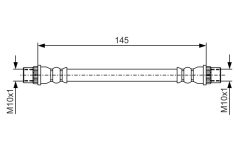 BOSCH 1987481A06 — Furtun de frână