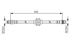 BOSCH 1987481A07 — Furtun de frână