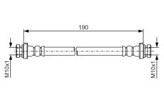 BOSCH 1987481A11 — Furtun de frână