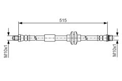 BOSCH 1987481A16 — Furtun de frână