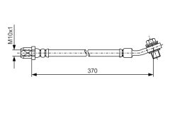 BOSCH 1987481A42 — Тормозной шланг