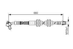 BOSCH 1987481A48 — Furtun de frână