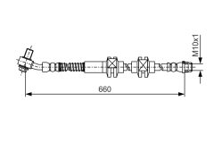 BOSCH 1987481A49 — Furtun de frână