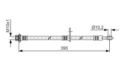 BOSCH 1987481A53 — Тормозной шланг