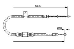BOSCH 1987482062 — Трос ручного тормоза