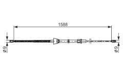 BOSCH 1987482266 — Cablu frână de mână