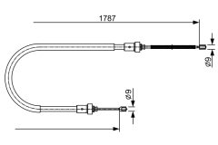 BOSCH 1987482410 — Трос ручного тормоза