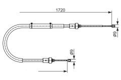 BOSCH 1987482411 — Трос ручного тормоза