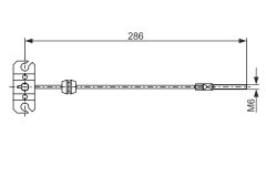 BOSCH 1987482683 — Трос ручного тормоза
