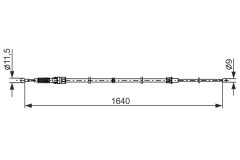 BOSCH 1987482861 — Cablu frână de mână
