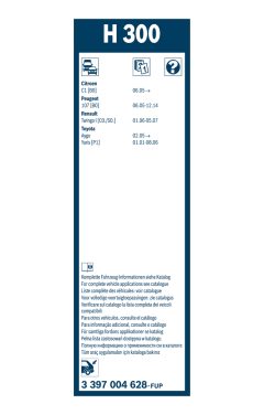BOSCH 3397004628 — Lamelă ștergător parbriz