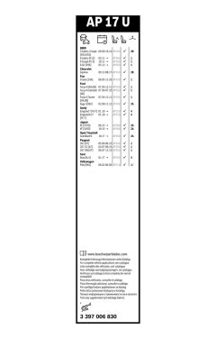 BOSCH 3397006830 — Щётка дворника