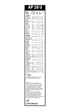 BOSCH 3397006831 — Щётка дворника