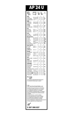 BOSCH 3397006837 — Lamelă ștergător parbriz
