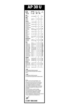 BOSCH 3397006840 — Lamelă ștergător parbriz