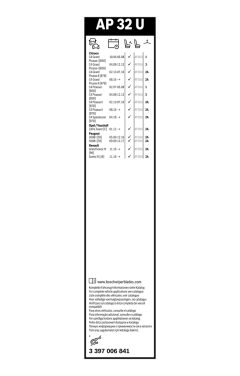 BOSCH 3397006841 — Lamelă ștergător parbriz