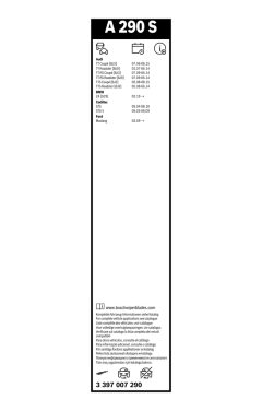 BOSCH 3397007290 — Щётка дворника