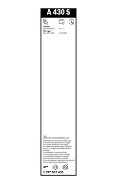 BOSCH 3397007430 — Щётка дворника