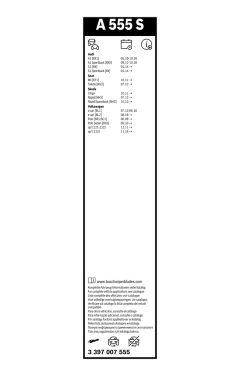 BOSCH 3397007555 — Щётка дворника