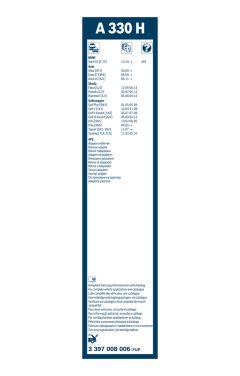 BOSCH 3397008006 — Lamelă ștergător parbriz