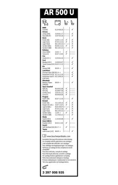 BOSCH 3397008935 — Щётка дворника