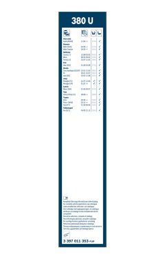 BOSCH 3397011353 — Lamelă ștergător parbriz