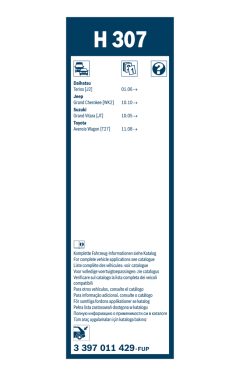 BOSCH 3397011429 — Lamelă ștergător parbriz