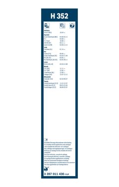 BOSCH 3397011430 — Щётка дворника