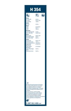 BOSCH 3397011433 — Lamelă ștergător parbriz