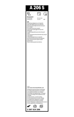 BOSCH 3397014206 — Щётка дворника