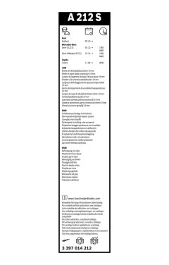 BOSCH 3397014212 — Щётка дворника