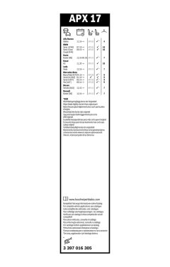 BOSCH 3397016305 — Щётка дворника