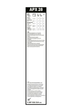 BOSCH 3397016314 — Щётка дворника