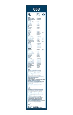 BOSCH 3397118324 — Lamelă ștergător parbriz