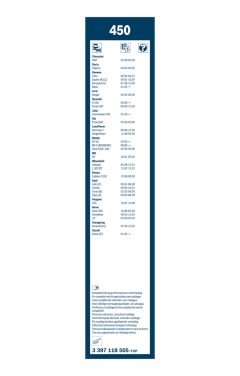 BOSCH 3397118505 — Lamelă ștergător parbriz