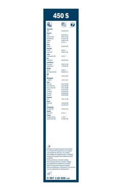 BOSCH 3397118506 — Lamelă ștergător parbriz