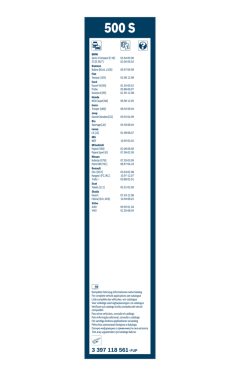 BOSCH 3397118561 — Щётка дворника