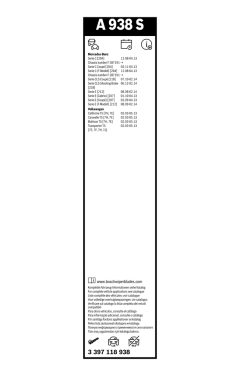 BOSCH 3397118938 — Щётка дворника