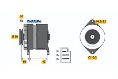 BOSCH 9120144288 — Генератор