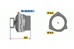 BOSCH 9120333230 — Генератор