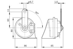 BOSCH 9320335007 — Claxon