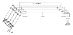 BOSCH F00099C014 — Комплект высоковольтных проводов