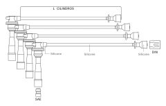 BOSCH F00099C112 — Set fișe bujii