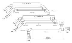 BOSCH F00099C113 — Set fișe bujii